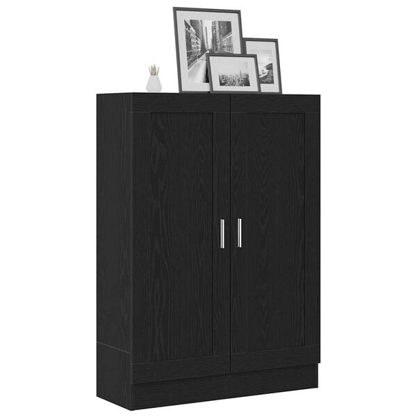 vidaXL Librer&iacute;a Roble Negro 82,5 x 30,5 x 115 cm Madera de ingenier&iacute;a