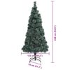 vidaXL &Aacute;rbol de Navidad artificial preiluminado con juego de bolas PET