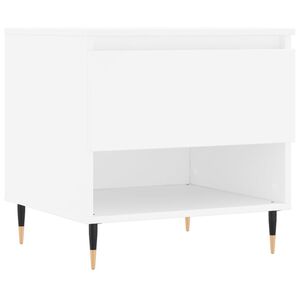 vidaXL Mesa de centro madera de ingenier&iacute;a blanco 50x46x50 cm