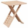 vidaXL Mesa de Caf&eacute; Marr&oacute;n 33 x 33 x 40,5 cm Madera de Nogal S&oacute;lido