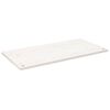 vidaXL Tablero de escritorio madera maciza pino blanco 110x60x2,5 cm