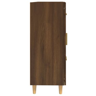 vidaXL Aparador madera contrachapada marrón roble 69,5x34x90 cm