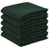 vidaXL Tela para Mesa 5 uds. Cuadrado Verde oscuro 90 x 90 cm