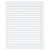 vidaXL Puerta de armario de lamas madera pino blanco 61,5x49,4 cm