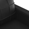 vidaXL Sill&oacute;n cuero sint&eacute;tico negro 60 cm
