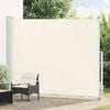 vidaXL Toldo lateral retr&aacute;ctil para patio color crema 220x300 cm