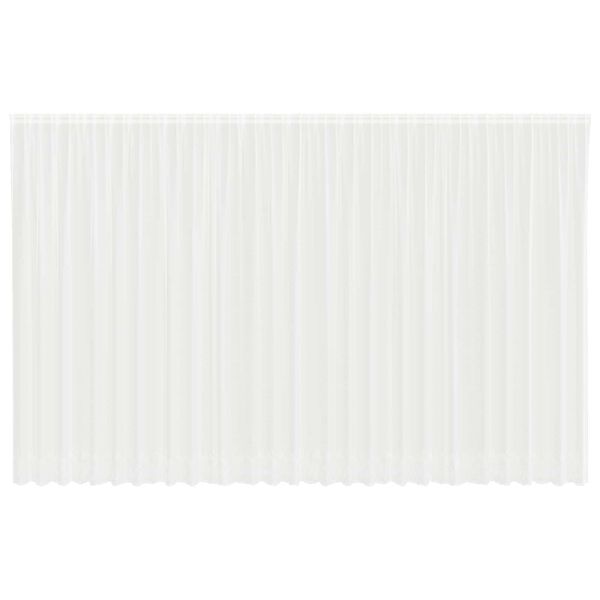 vidaXL Cortina de Encaje con cortinas Floral 300 x 750 cm Poli&eacute;ster