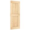 vidaXL Puerta corredera con herrajes madera maciza de pino 80x210 cm