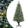 vidaXL &Aacute;rbol de Navidad artificial Verde 180 cm PVC y Acero y Pl&aacute;stico