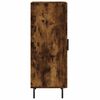 vidaXL Aparador madera de ingenier&iacute;a roble ahumado 34,5x34x90 cm