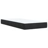 vidaXL Cama box spring con colchón terciopelo negro 80x200 cm