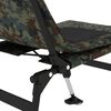 vidaXL Silla de pesca patas para barro ajustables plegable camuflaje