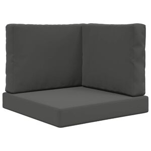 vidaXL Coj&iacute;n para sof&aacute; de exterior Poli&eacute;ster Gris antracita 60 x 60 cm