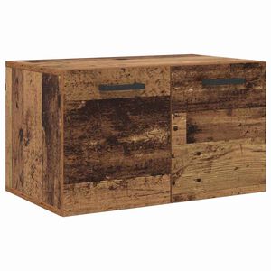 vidaXL Armario de pared Madera vieja 60 x 36,5 x 35 cm