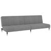 vidaXL Sof&aacute; cama de 2 plazas terciopelo gris claro