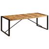 vidaXL Mesa de comedor de madera maciza de mango 220x100x75 cm