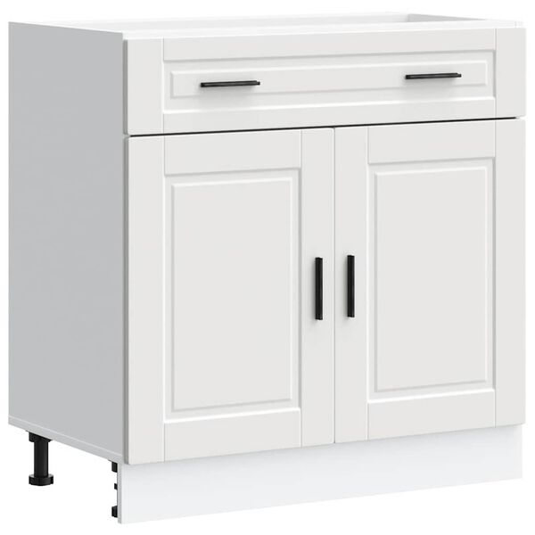 vidaXL Mueble bajo de cocina Porto madera contrachapada blanca