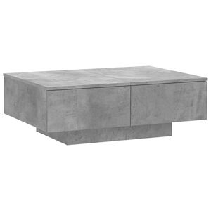 vidaXL Mesa de centro madera de ingenier&iacute;a gris hormig&oacute;n 90x60x31 cm