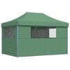 vidaXL Carpa de Fiesta Verde 279 x 410 x 315 cm Tela Oxford