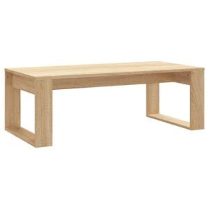 vidaXL Mesa de centro madera de ingenier&iacute;a roble Sonoma 102x50x35 cm