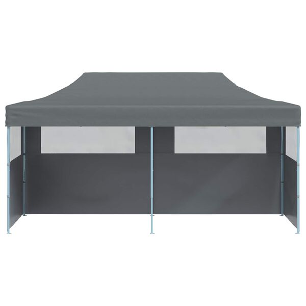 vidaXL Carpa de Fiesta Antracita 291 x 580 x 315 cm Tela Oxford