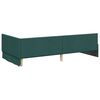vidaXL Estructura de cama en esquina Verde oscuro 90 cm x 200 cm