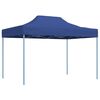 vidaXL Carpa plegable profesional acero azul 3x4 m
