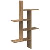 vidaXL Estante de pared Roble artisan 61 x 15 x 102 cm
