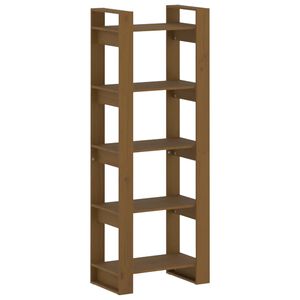 vidaXL Estanter&iacute;a/divisor espacios madera marr&oacute;n miel 60x35x160 cm