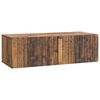 vidaXL Mueble de TV de pared 98 x 41 x 30 cm Madera envejecida