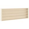 vidaXL Expositor de Pared Montada en la pared Beige 100 x 8,5 x 36 cm