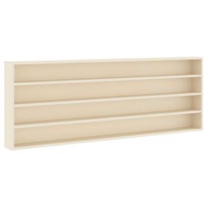vidaXL Expositor de Pared Montada en la pared Beige 100 x 8,5 x 36 cm