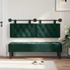 vidaXL Cabecera Colgante Verde oscuro 150 x 55 x 7 cm Terciopelo