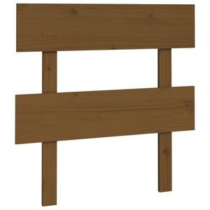 vidaXL Cabecero de cama madera maciza de pino marr&oacute;n miel 93,5x3x81 cm