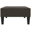 vidaXL Taburete de terciopelo gris oscuro 78x56x32 cm