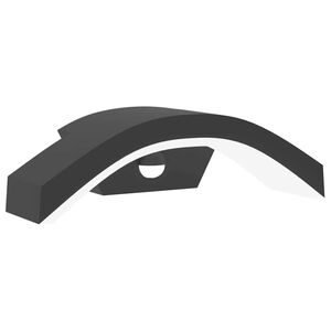 vidaXL L&aacute;mpara de pared de exterior LED aluminio fundido negro