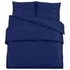 vidaXL Juego de funda n&oacute;rdica algod&oacute;n azul 200x200 cm