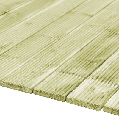 vidaXL Tablas para porche 8 uds 1,16 m² 1 m madera de pino impregnada