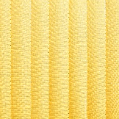 vidaXL Sillas de comedor 6 unidades de tela amarillas