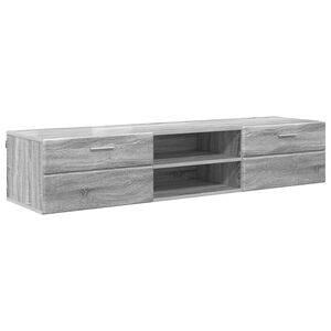 vidaXL Armario de Madera 150 x 39 x 30 cm Gris Sonoma