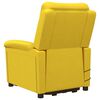 vidaXL Sill&oacute;n de masaje elevable terciopelo amarillo