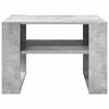 vidaXL Mesa de Caf&eacute; Gris Concreto 66 x 53 x 45 cm Madera de ingenier&iacute;a