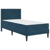 vidaXL Estructura de cama con colch&oacute;n Azul 80 x 200 cm Terciopelo