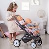 Smoby Cochecito deportivo de mu&ntilde;ecas gemelar Maxi-Cosi rosa claro