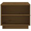 vidaXL Mesa de centro madera maciza de pino marrón miel 100x50x41 cm