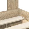 vidaXL Estructura de cama con cabecera Roble Sonoma 150 x 200 cm
