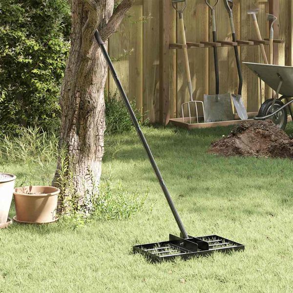 vidaXL Nivelador de Jardín Manual 45 x 25 x 200 cm