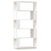 vidaXL Estanter&iacute;a/divisor de espacios madera pino blanco 80x25x163,5cm