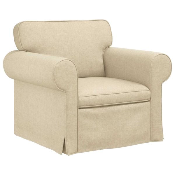 vidaXL Sof&aacute; Crema Dimensiones generales: 95 x 82 x 80 cm (An x P x A)