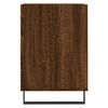 vidaXL Mueble para TV madera contrachapada marr&oacute;n roble 100x35x55 cm